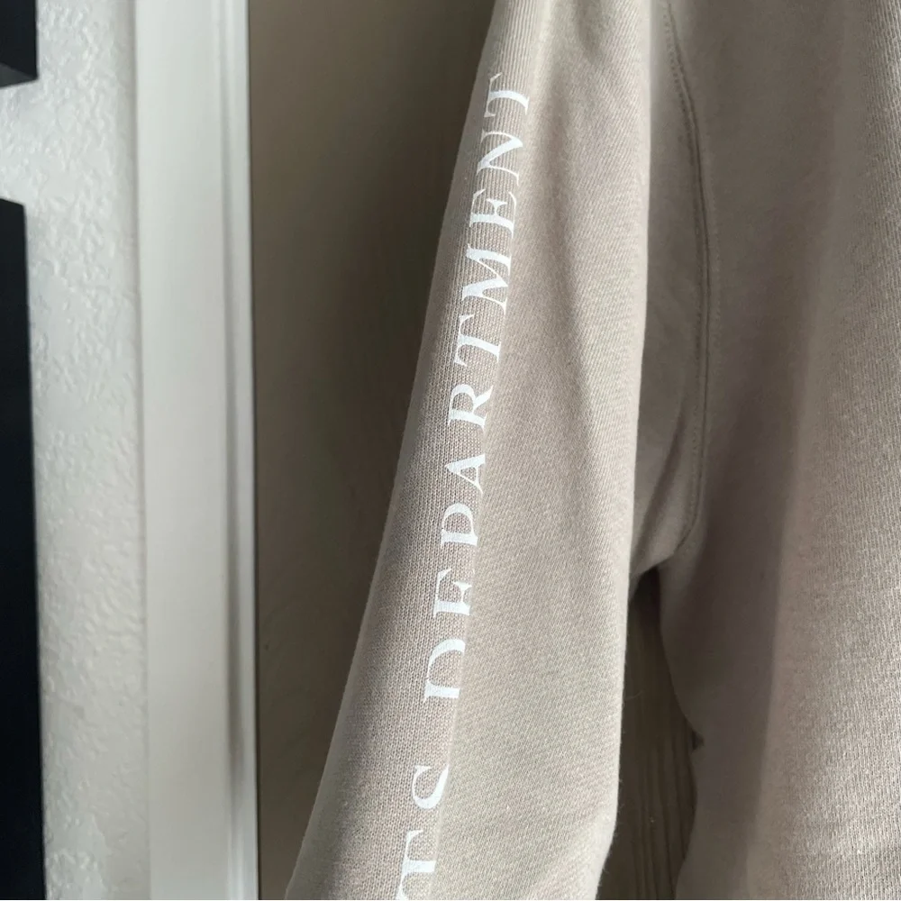 Taylor Swift The Tortured Poets Department Beige Crewneck - Size Medium - Picture 3 of 8